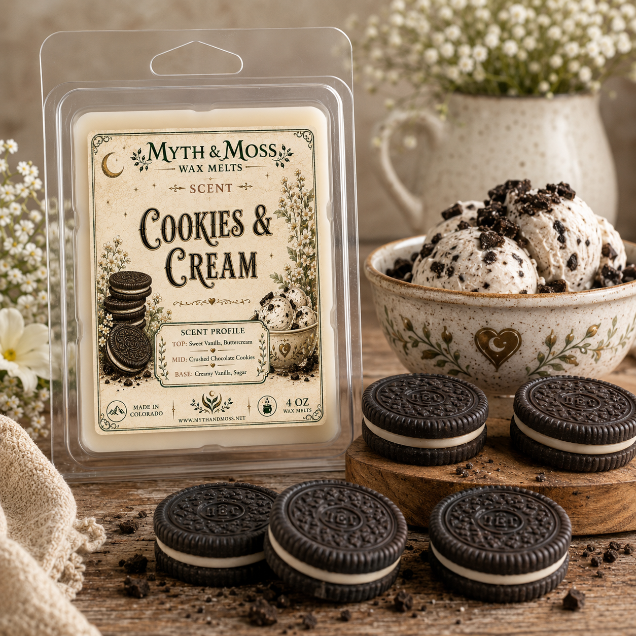 Cookies & Cream Wax Melts