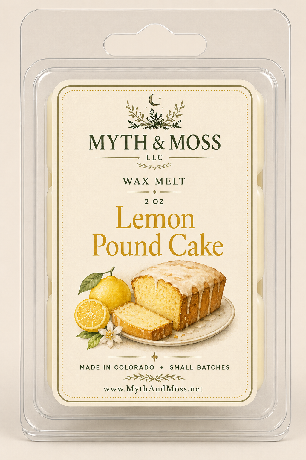 Lemon Poundcake Wax Melts