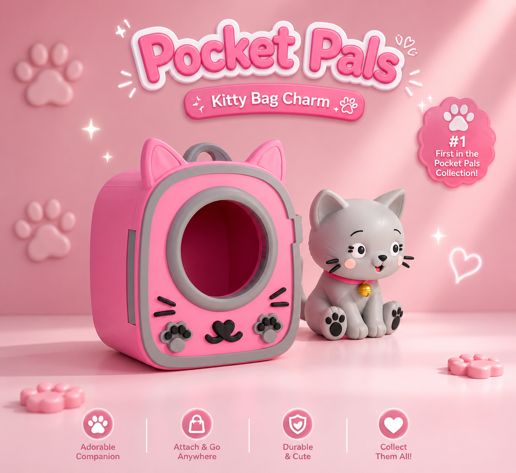 Pocket Pal Kitty Charm