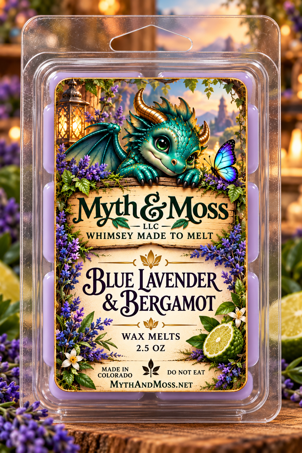 Blue Lavender Bergamot Wax Melts